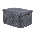 Curver style mand l met deksel antraciet