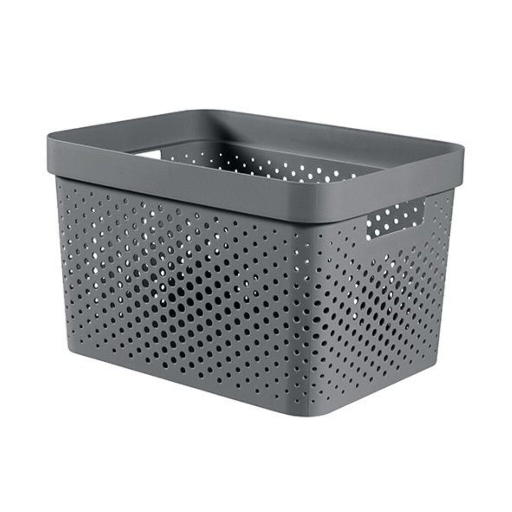 Curver Infinity Dots Aufbewahrungsbox 17l Anthrazit