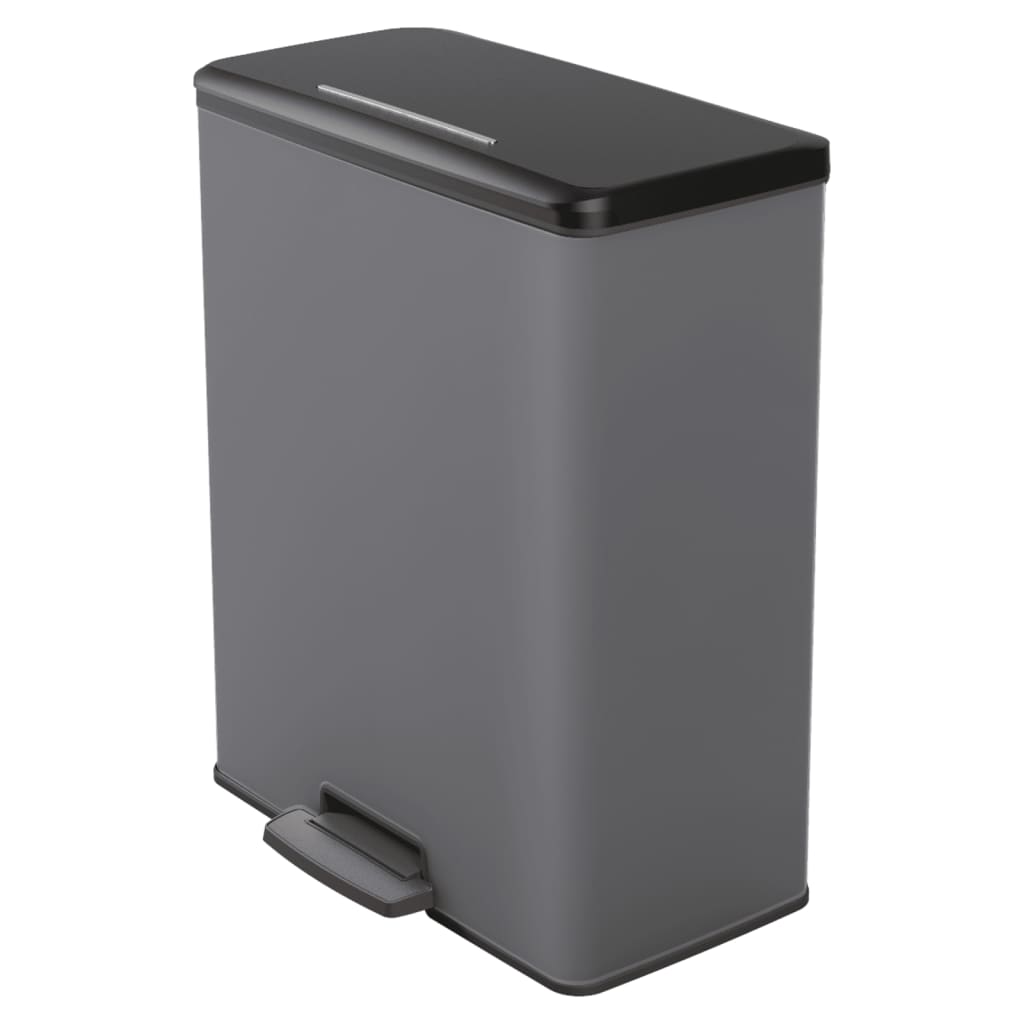 Curver Treteimer Deco Duo 26+26 l, kühlgrau