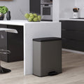 Curver Treteimer Deco Duo 26+26 l, kühlgrau