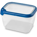 Curver grand chef vershoudbak rechthoek 2.4l transparant donkerblauw