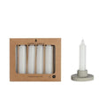 Ideas 4 seasons taper kaars wit set a 6 ø2.15cmx11cm