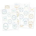 Tonic studios • essentials foil pack topper sentiment