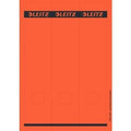 Ordnerrugetiketten leitz rood 75 stuks papier