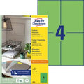 Avery gekleurde universele etiketten formaat 105 x 148 mm (b x h) 400 stuks groen