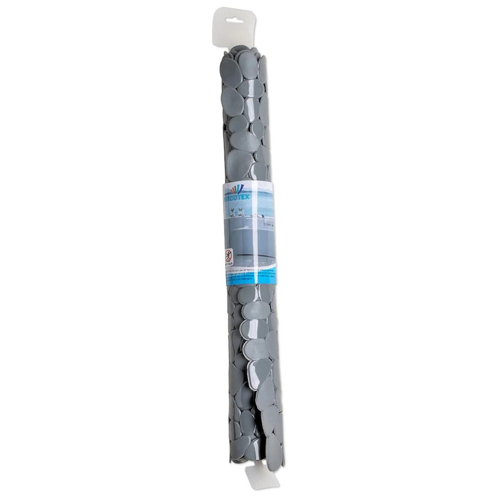 Wicotex douchemat antislip stones 53x53cm grijs