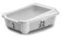 Moderne, trendige Katzentoilette mit offenem Rand – Katzen lieben sie!