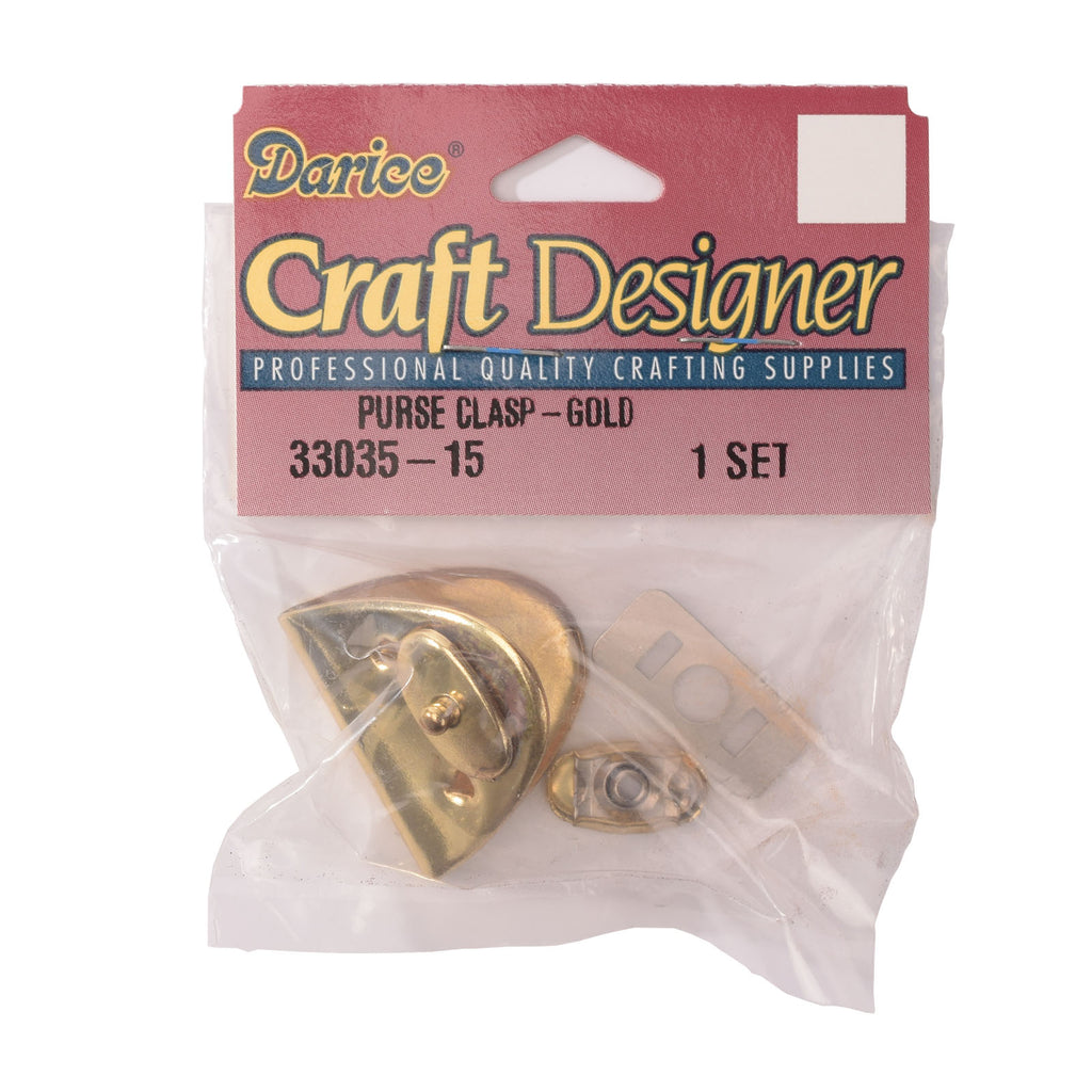 Darice • plastic stramien tassluiting goud
