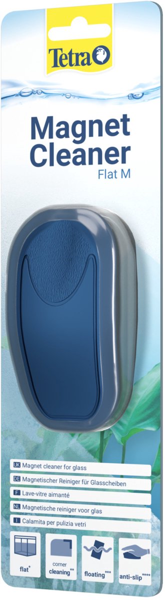 Tetra magnet cleaner flat blauw - algenmagneet - m