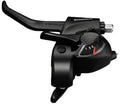 Shimano versteller (links) met remhendel 3 speed tourney st-tx800 - 2-vingers - zwart