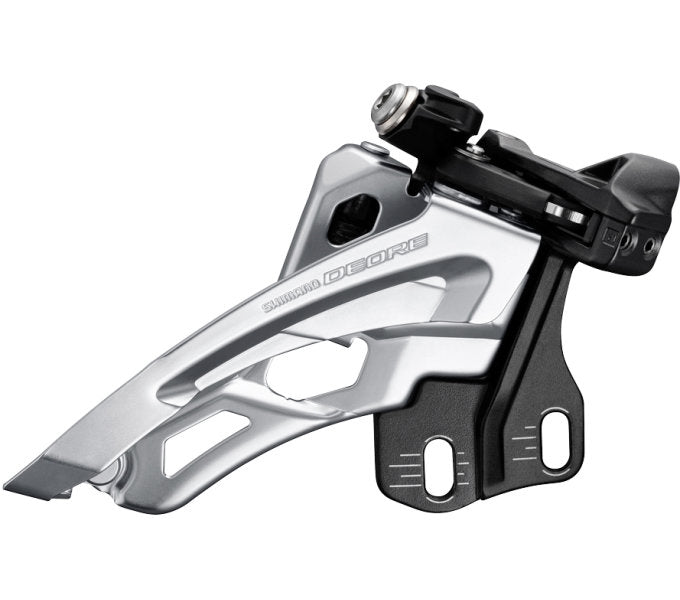 Shimano Front Carbeilleur 3 x 10-Gang Deore FC-M6000 Seitenschwung Direkter Baugruppe Low 40-42T Schwarz