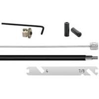 Elvedes Schaltzugset 4 7 8-fach Nexus 1700 2250 mm Edelstahl - schwarz (auf Karte)