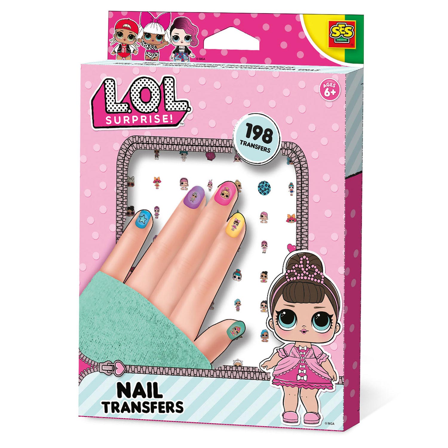 Ses lol surprise Nageltransfers