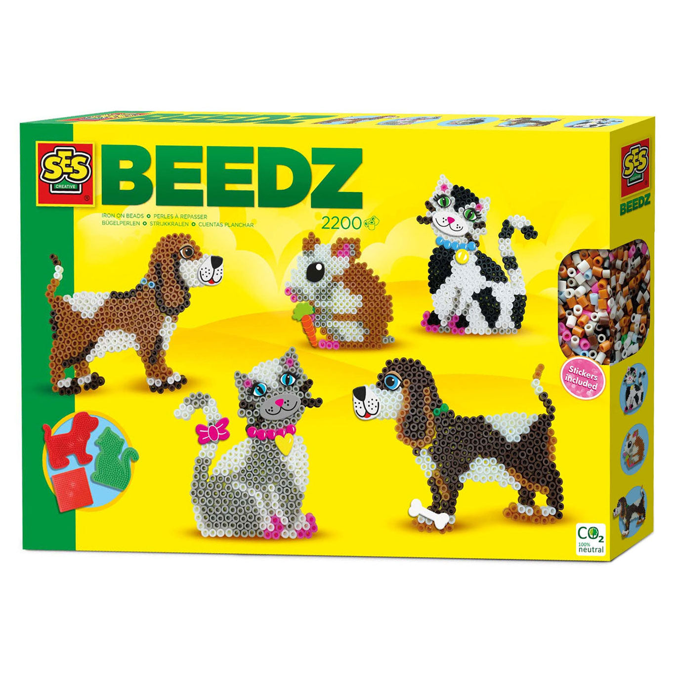 Ses beedz strijkkralen huisdieren