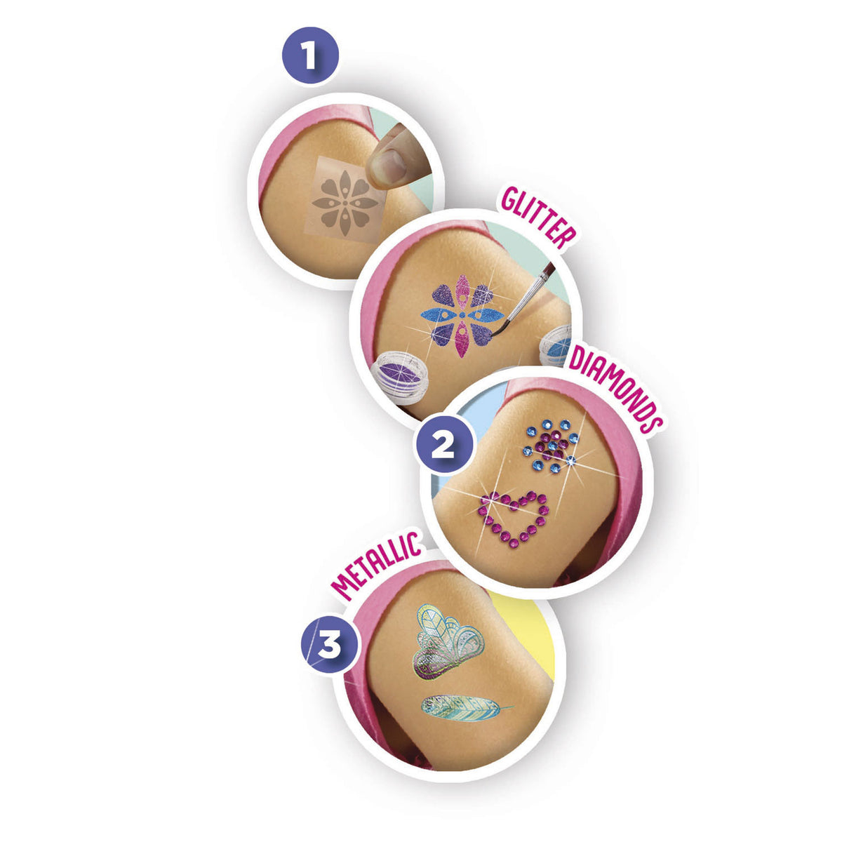 SES 3-in-1-Glamour-Tattoos