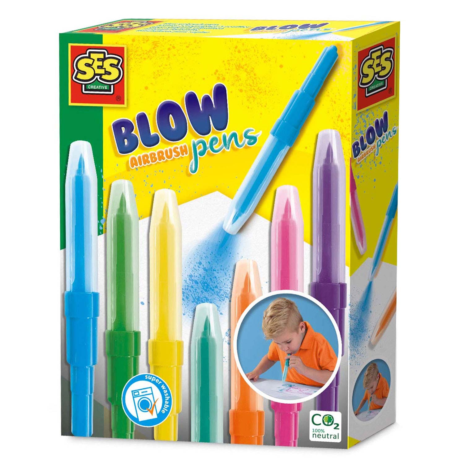 Ses blaas airbrush viltstiften