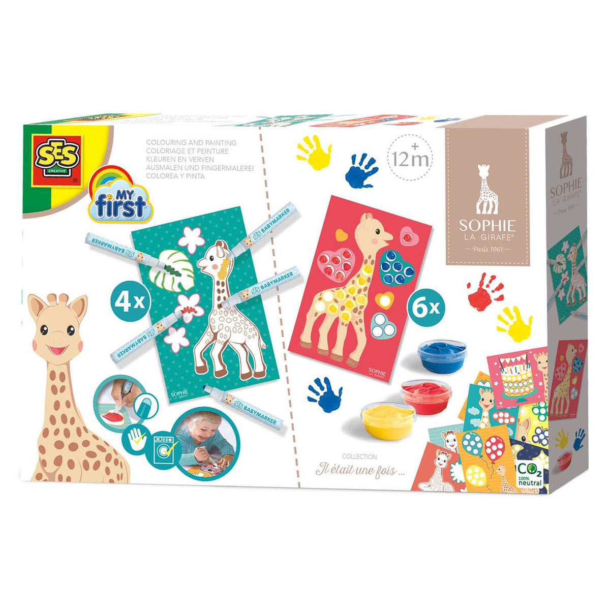 SES mein erstes - Sophie die Giraffe - Ausmalen und Malen