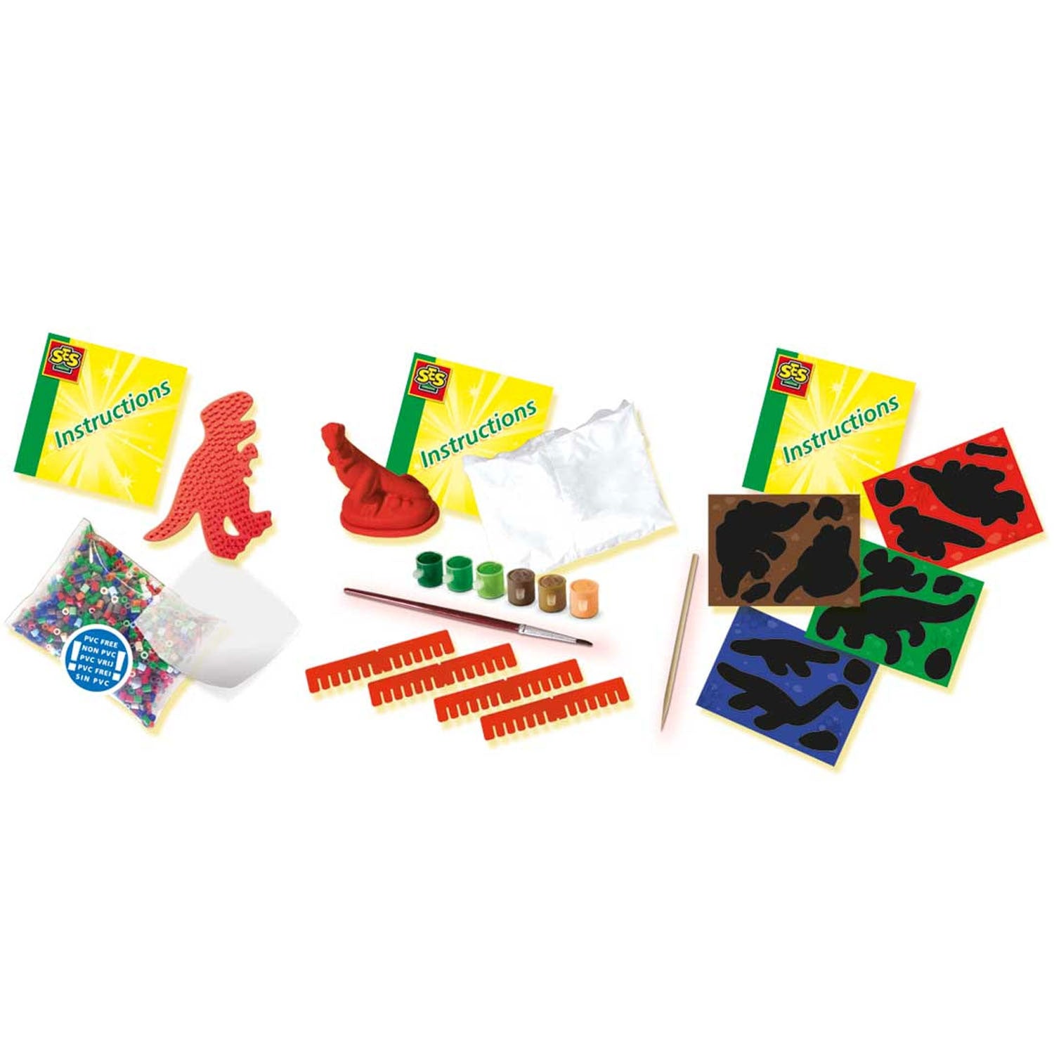 Ses - dinosauriërs 3 in 1 set