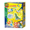 Ses dino stickers maken | 8 stuks