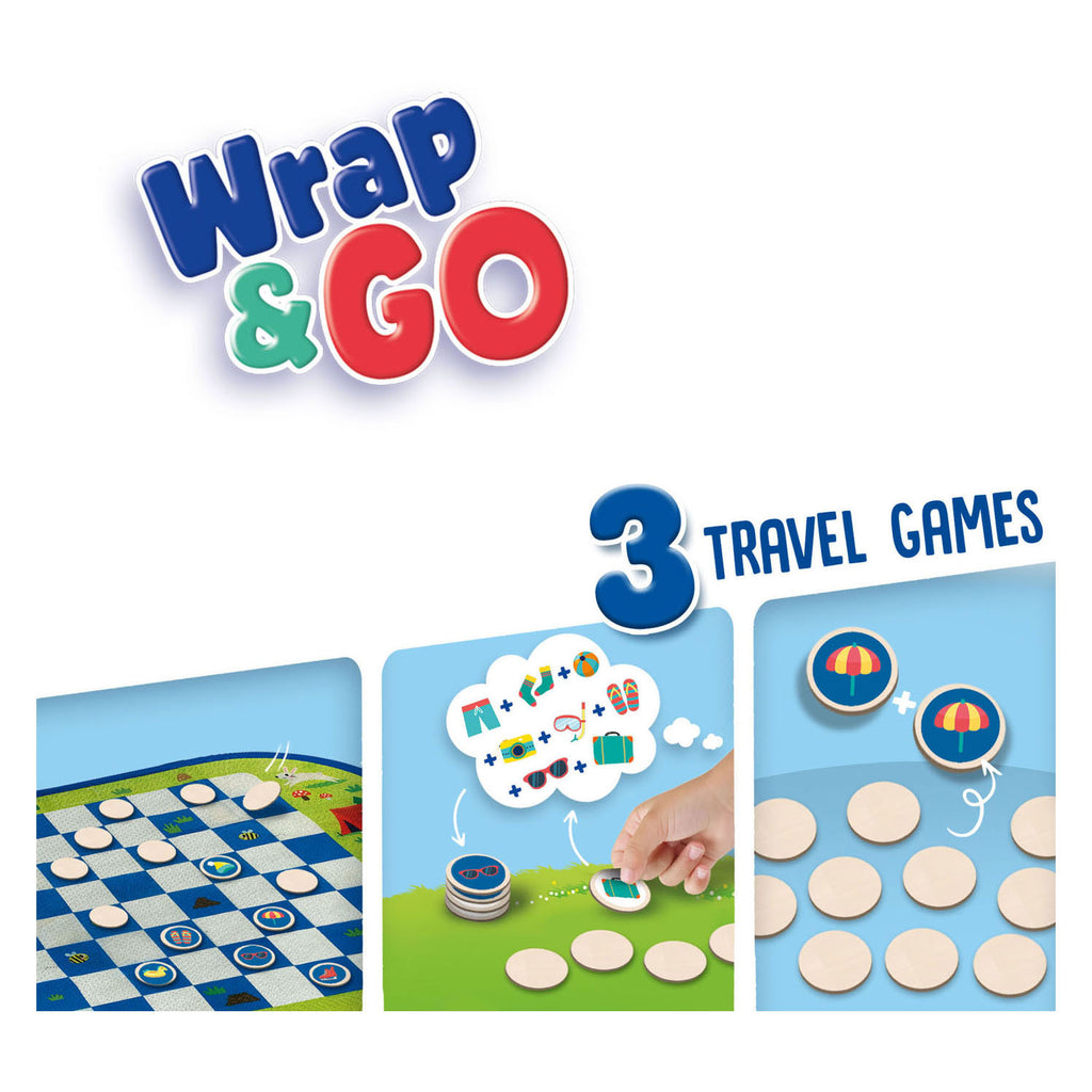 SES wrap en go reisspellen, 3in1