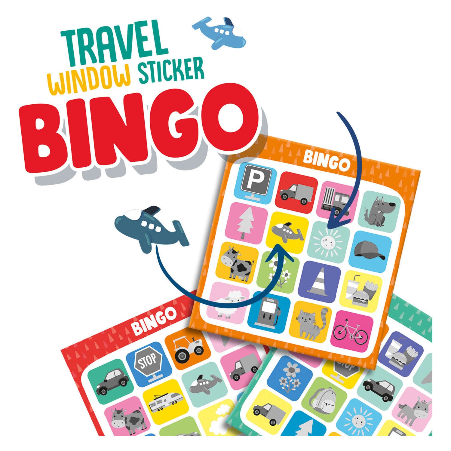Ses Reisespiel Fensteraufkleber Bingo