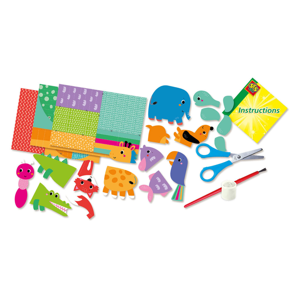 SES Zickzack-Origami-Tiere