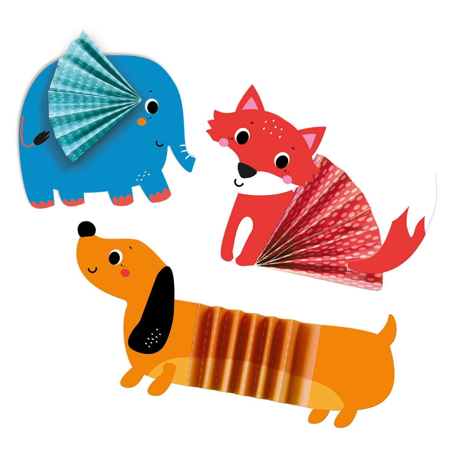 SES Zickzack-Origami-Tiere