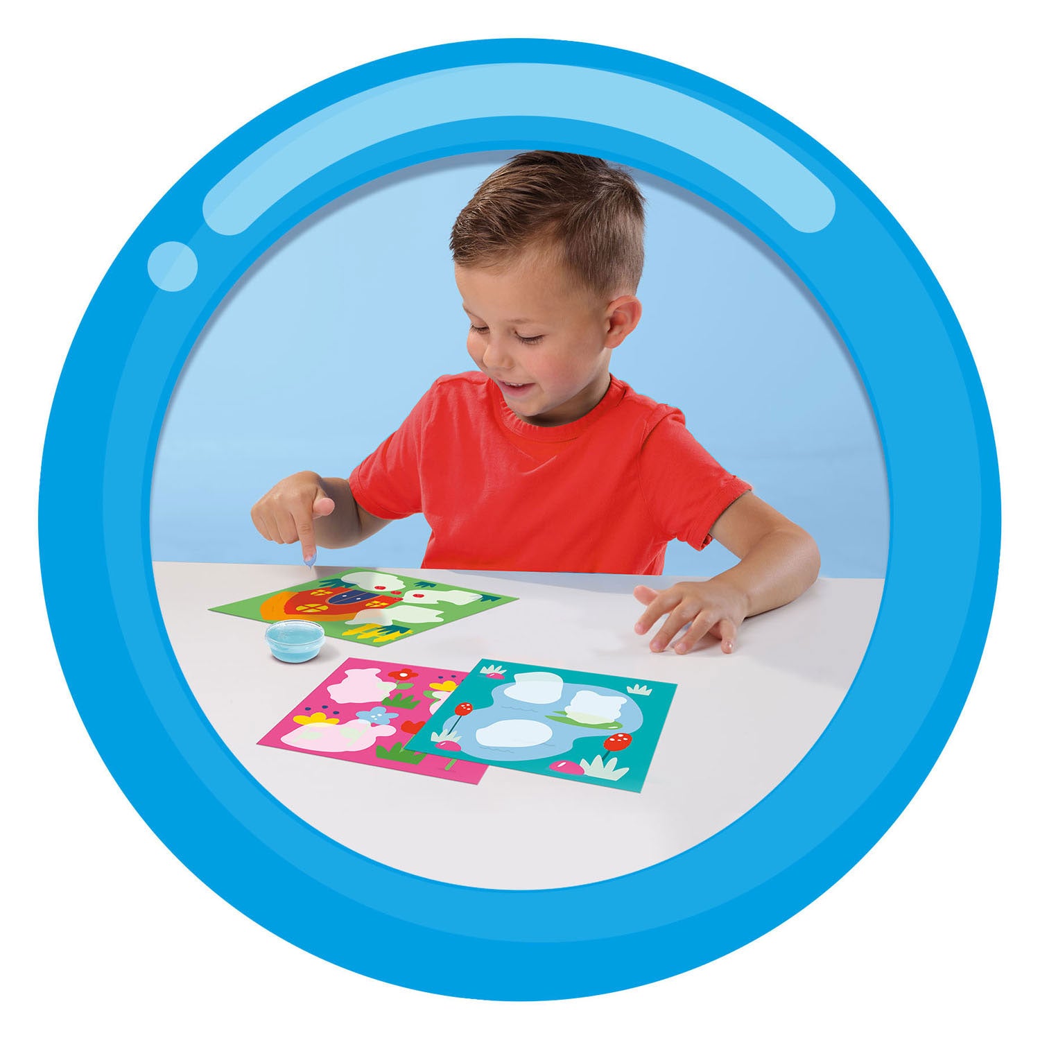 Ses creative ses my first my first - waar woon ik? dieren plakken