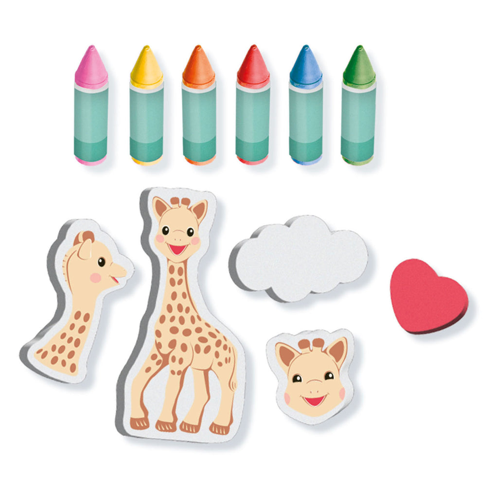 SES Sophie La Girafe Bademalstift mit Formen