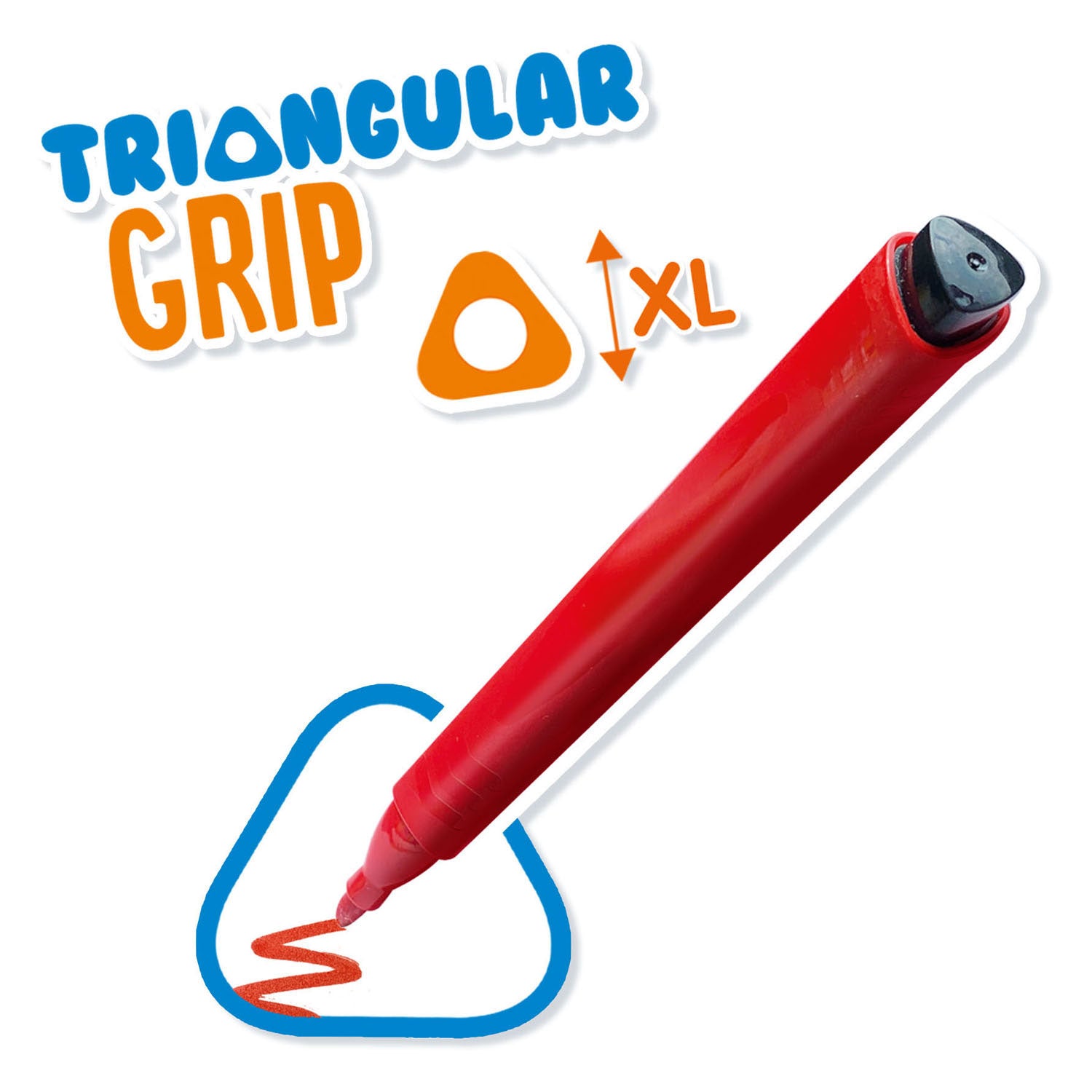 Ses creative ses driehoek grip stiften