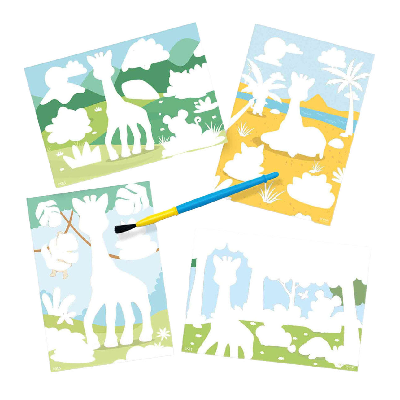 SES Meine erste Sophie la Giraffe - Malen mit Wasser