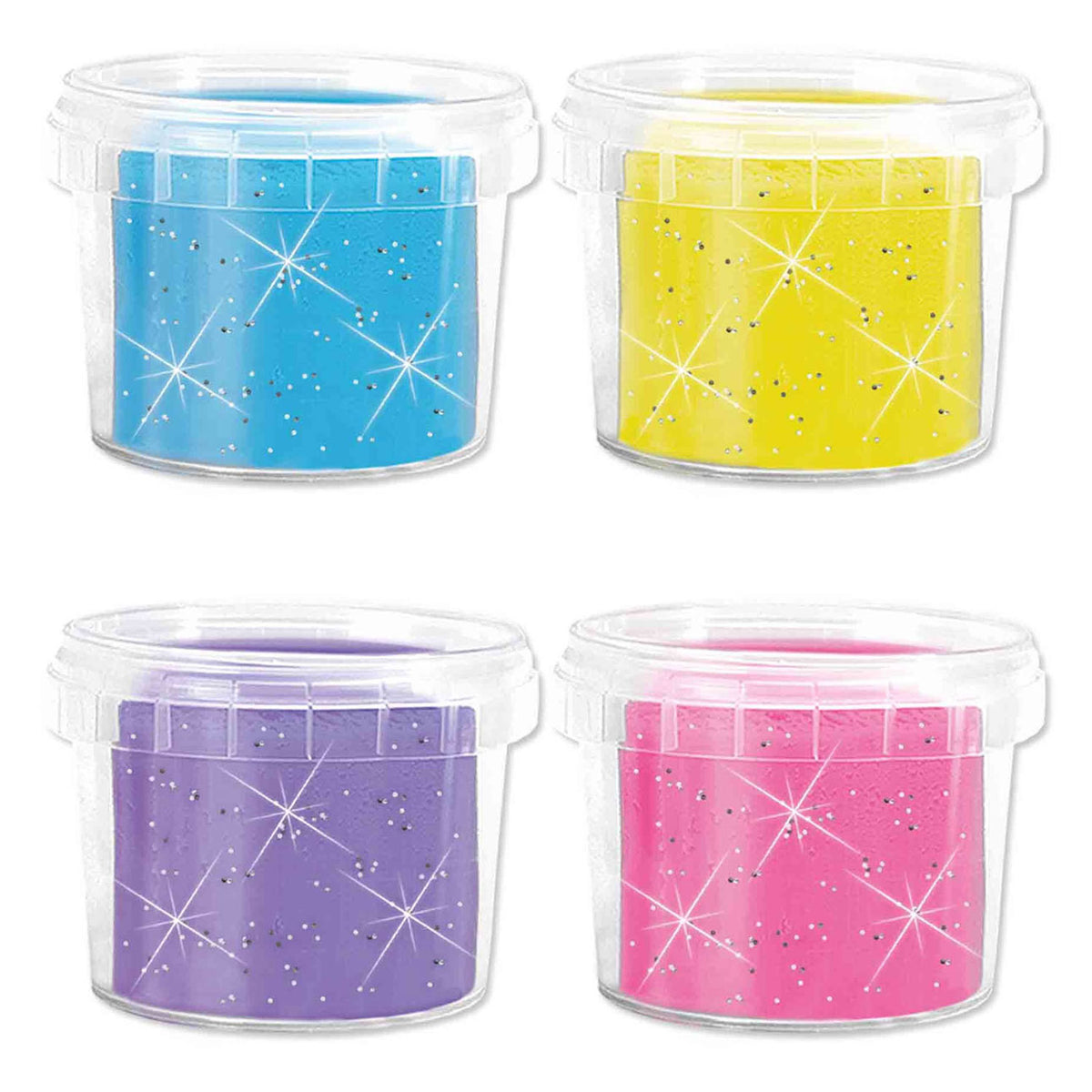 Ses feel good klei - sparkle, 4x90gr