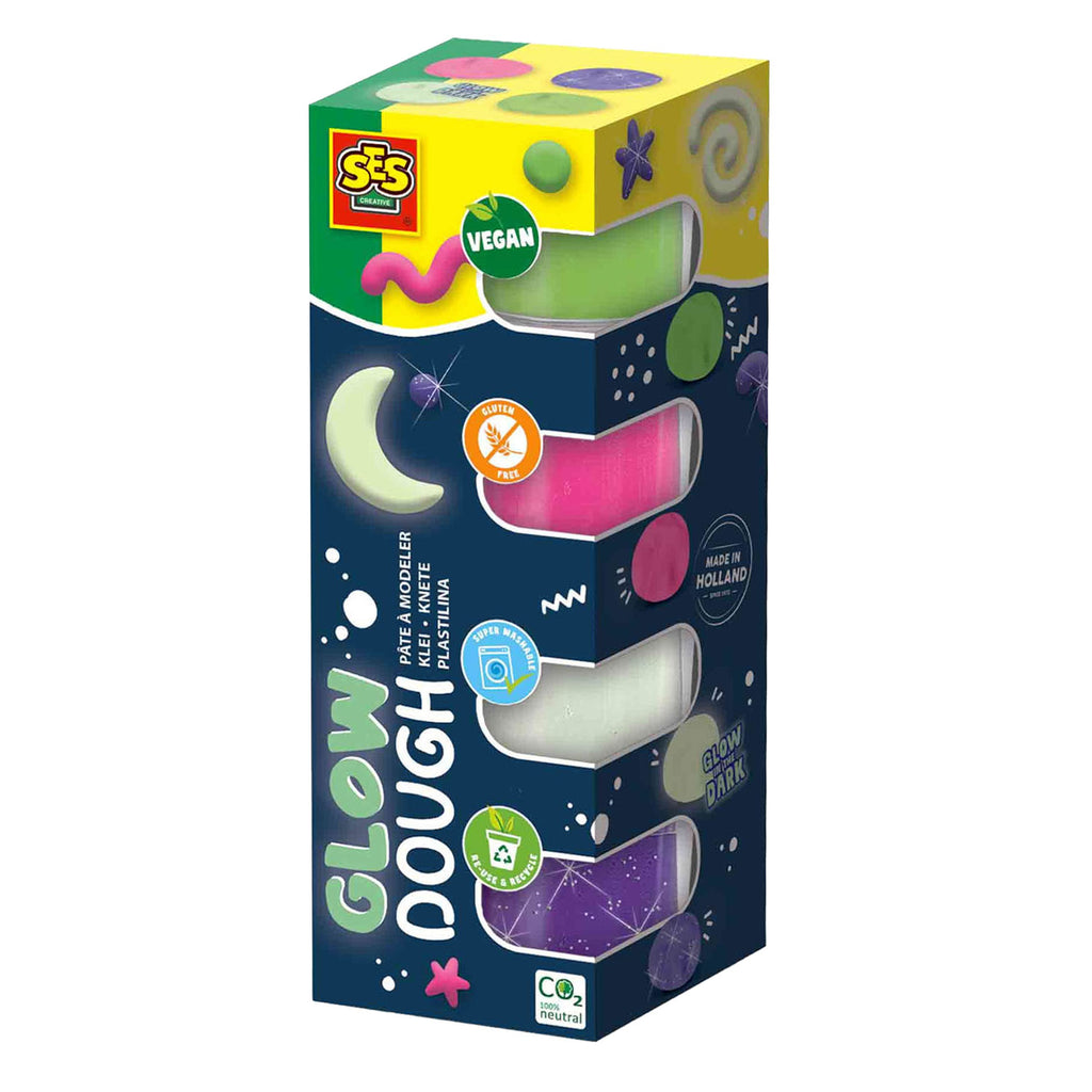 Ses feel good klei - glow (4x90gr)