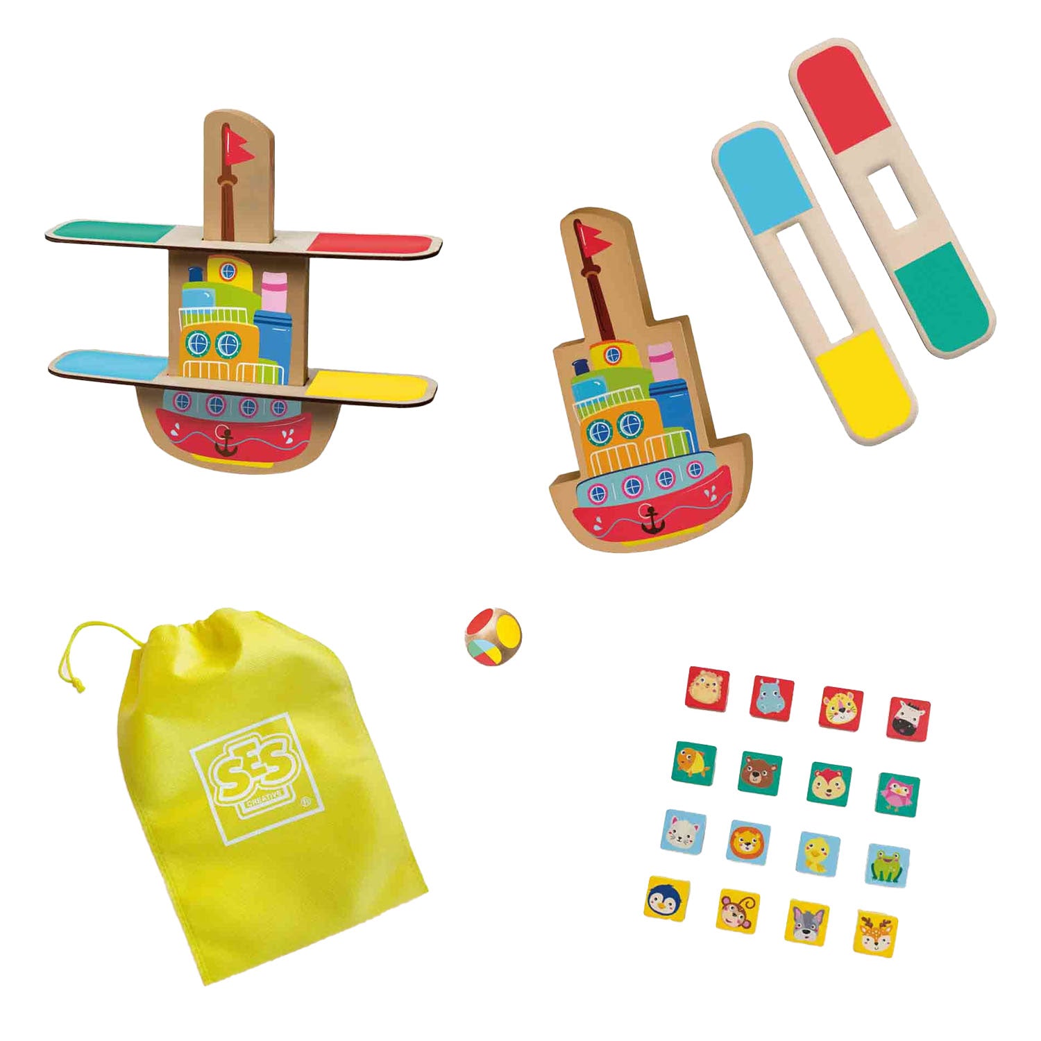 SES Holz-Balanceboot