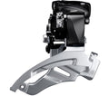 Shimano Umwerfer 3 x 9-fach Alivio FD-M2000 Top Swing - Dual Pull mit hoher Klemmung 40 Zähne (66-69°) - Schwarz Silber