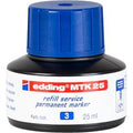 Navulinkt edding mtk25 25ml blauw 25 ml