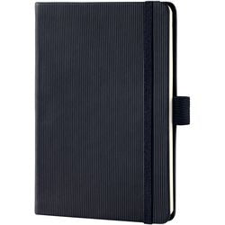 Sigel notitieboek conceptum pure a6 zwart hardcover 194 pagina's lijn 80 grams papier