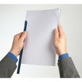 Klemrughoezen durable pvc a4 lengte 30cm transparant afgeronde hoeken