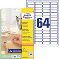 Hangmapetiketten avery zweckform l6021rev-25 wit