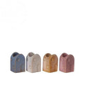 Ideas 4 seasons bloemenvaas huisje valarta s 4x4x6,5cm 4 assorti