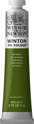 Winsor newton winton oil colours 200ml sap green