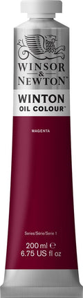 Winsor newton winton oil colours 200ml magenta