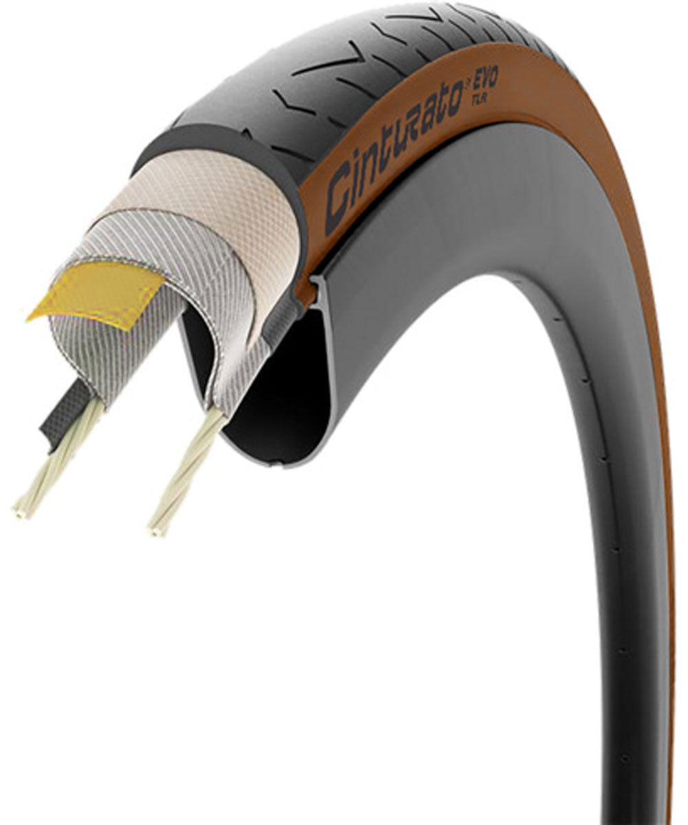 Pirelli cinturato™ evo tlr classic folding tyre | 28-622 (700x28c)