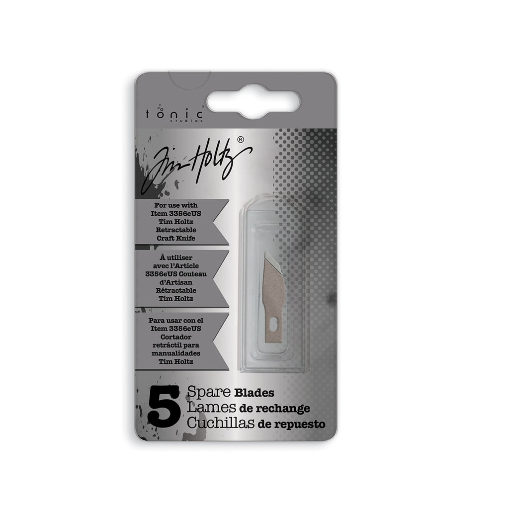 Tonic studios • tim holtz retractable craft knife spare blades wide point 5pcs