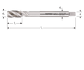 Rotec machinetap din374 mf16x1.5 blind