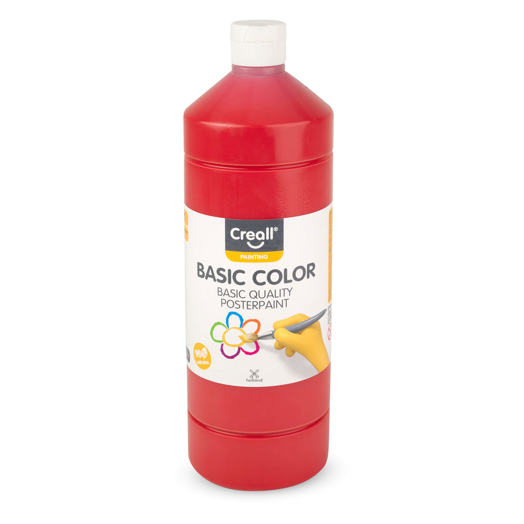 Creall schoolverf rood, 1 liter