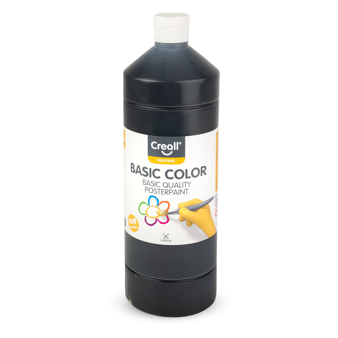 Creall Schulfarbe schwarz, 1 Liter