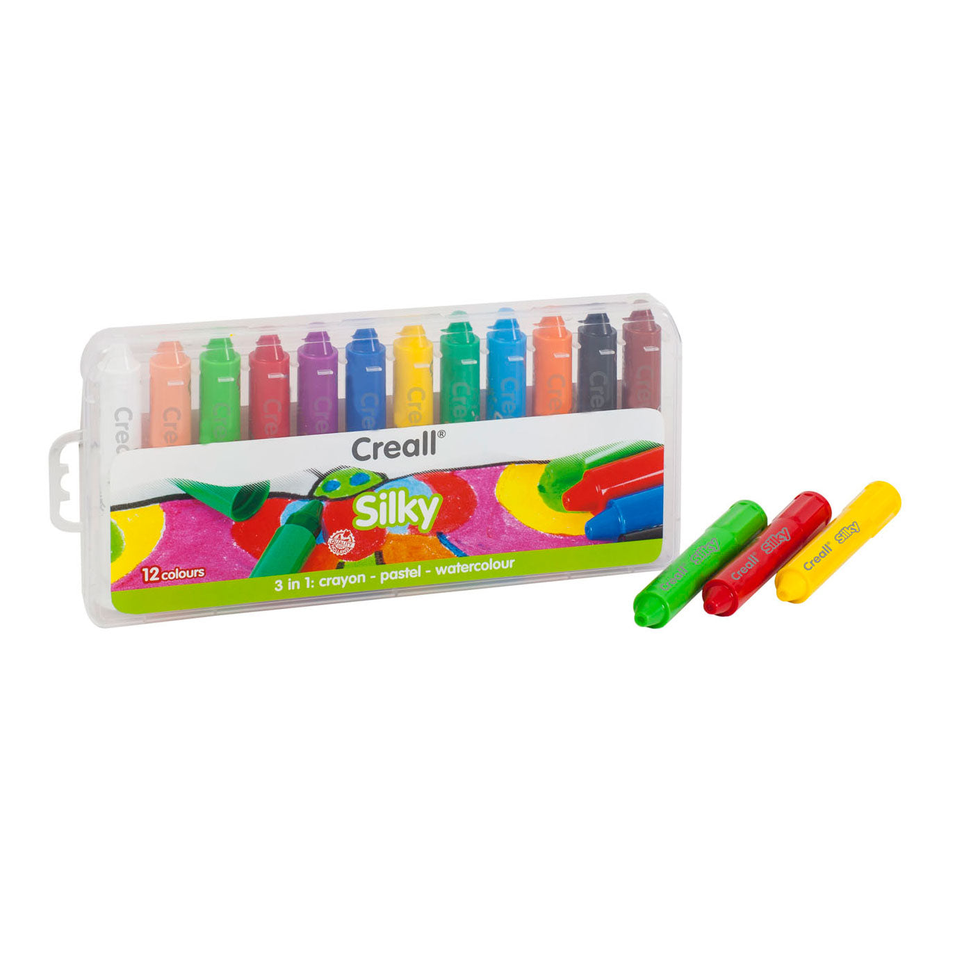 Creall viltstiften 3-in-1 12 stuks