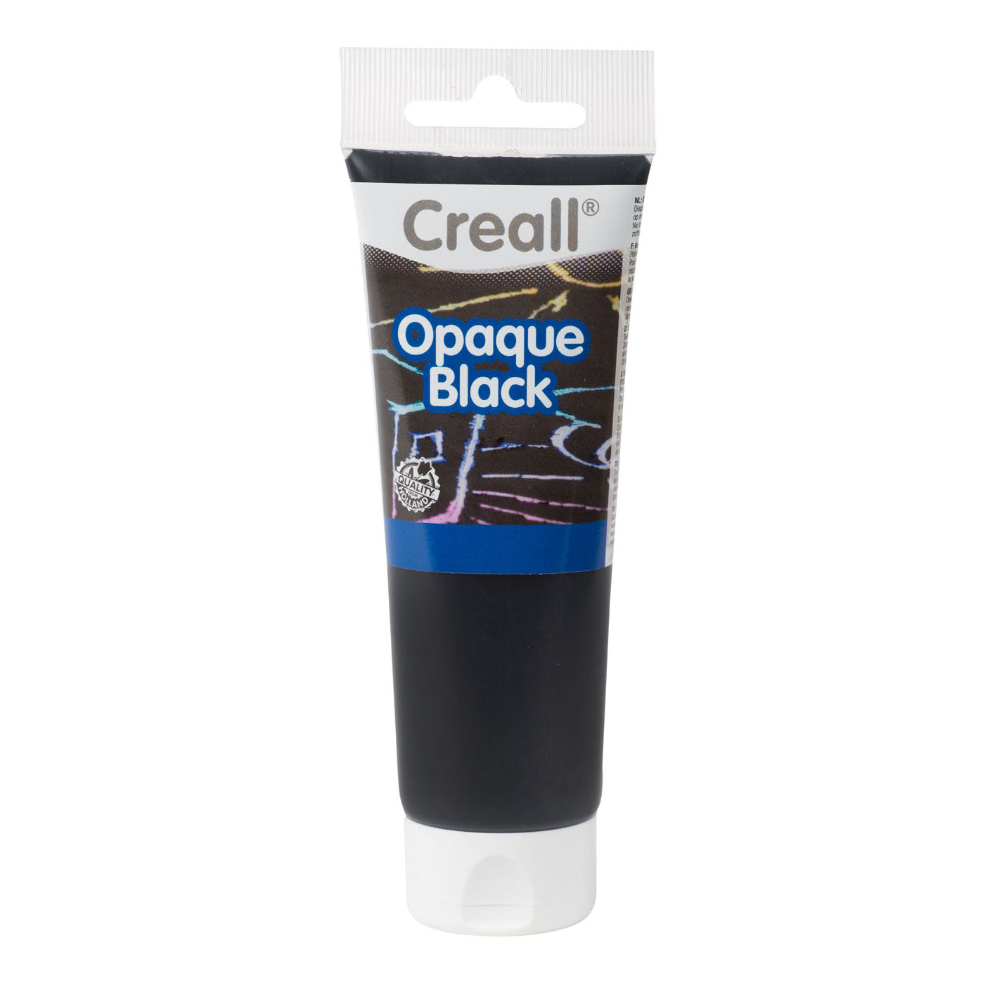 Creall Deckfarbe Schwarz, 120 ml