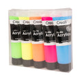 Creall Studio Acrylfarbe fluoreszierend, 5 x 120 ml